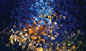 Abstract background with low poly design vector