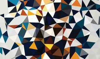 Abstract background with low poly design vector