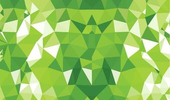 Low poly background Green  geometric vector