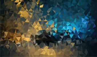 Abstract background with low poly design vector