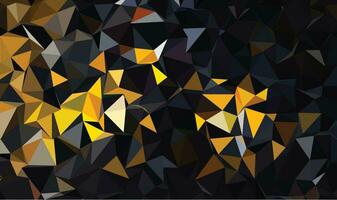 Abstract background with low poly design vector