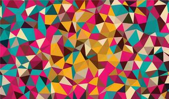 Abstract background with low poly design vector