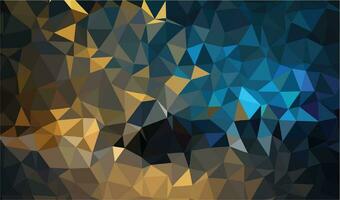 Abstract background with low poly design vector