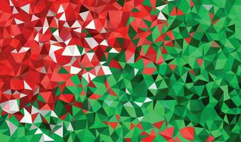 Backgrounds, geometric patterns, red, green and white for Christmas. vector