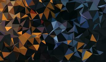 Abstract background with low poly design vector