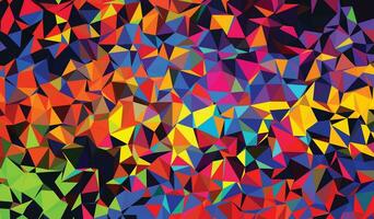 Geometric colorful background vector