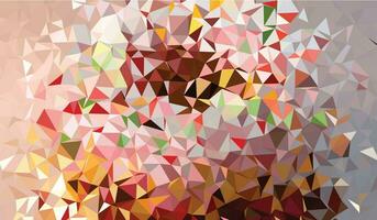 Abstract background with low poly design vector