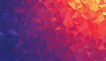 Abstract background with low poly design vector