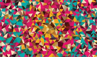 Abstract background with low poly design vector