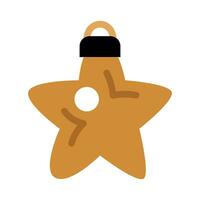Luxury Star Tree Toy Hanging Loop Boho Style Icon vector