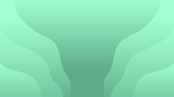 3D background geometric light dark green abstract modern gradient sky clouds fog wave curved vector