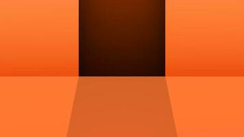 3D background geometric light dark orange brown diagonal rectangle room modern gradient abstract vector