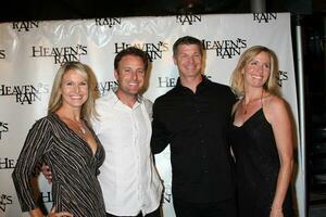 LOS ANGELES  SEP 9 Chris Harrison  Wife Brooks Douglass  Wife arrives at the Heavens Rain  Premiere at ArcLight Cinemas on September 9 2010 in Los Angeles CA photo