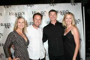 LOS ANGELES  SEP 9 Chris Harrison  Wife Brooks Douglass  Wife arrives at the Heavens Rain  Premiere at ArcLight Cinemas on September 9 2010 in Los Angeles CA photo