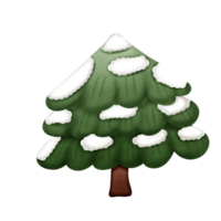 neige d'arbre d'hiver png