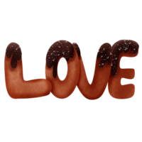 Liebe Schokolade Plätzchen png