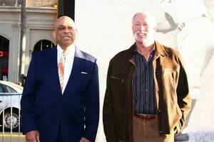 LOS ANGELES  APR 9 Orlando CepedaRichard Goose Gossage arrives at the 42 Premiere at the Chinese Theater on April 9 2013 in Los Angeles CA photo