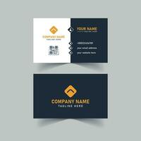 Modern professional business card template design, minimalist visiting card design Vector