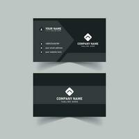 Modern professional business card template design, minimalist visiting card design Vector