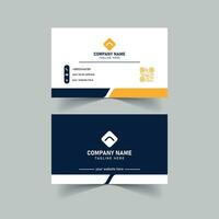 Modern professional business card template design, minimalist visiting card design Vector