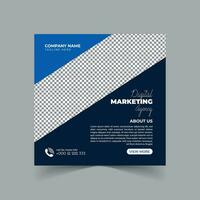 digital márketing agencia social medios de comunicación enviar diseño, digital márketing social bandera gratis vector