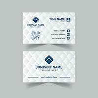 Modern professional business card template design, minimalist visiting card design Vector