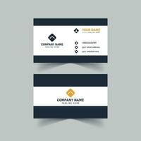 Modern professional business card template design, minimalist visiting card design Vector