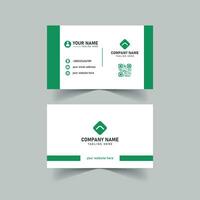 Modern professional business card template design, minimalist visiting card design Vector