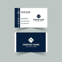 Modern professional business card template design, minimalist visiting card design Vector