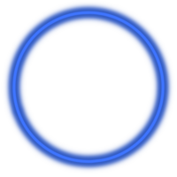 cercle forme néon Cadre png