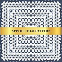 applied thai pattern vector