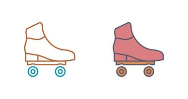 patines, vector, icono vector