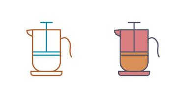 French Press Vector Icon