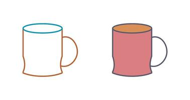 icono de vector de taza de café