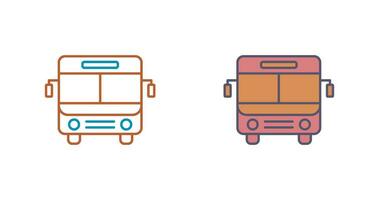 icono de vector de bus