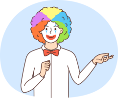 uomo nel clown costume opera nel divertimento industria png