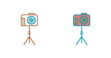 Unique Camera Stand Vector Icon