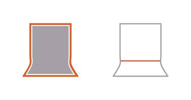 Unique Back Stand Vector Icon
