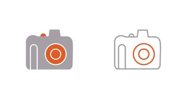 Unique DSLR Camera Vector Icon