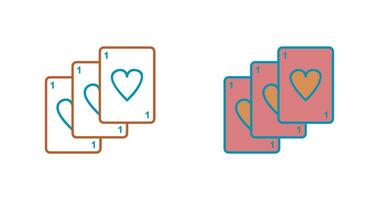 Unique Deck of Cards Vector Icon