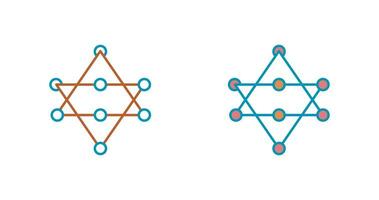 Unique Networks Vector Icon