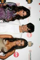 LOS ANGELES  AUGUST 6 Kim Kardashian Kris Jenner  Kourtney Kardashian at the Comcast Entertainment Group Summer 2010 TCA Cocktail Party at Beverly Hilton Hotel on August 6 2010 in Beverly Hills  CA photo