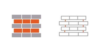 Unique Bricks Vector Icon