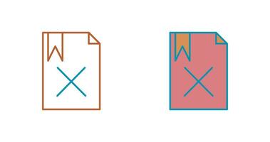 Unique Delete Vector Icon