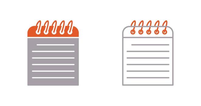 icono de vector de nota única