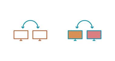 Unique Connected Systems Vector Icon
