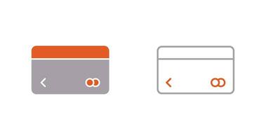 Unique Credit Card Vector Icon