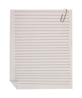 Weiß Papier Streifen mit Stift png