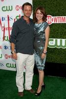 LOS ANGELES  JUL 28 Carmine Giovinazzo  Anna Belknap arrives at the 2010 CBS The CW Showtime Summer Press Tour Party at The Tent Adjacent to Beverly Hilton Hotel on July28 2010 in Beverly Hills CA photo