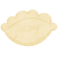 mano dibujado gyoza png, aislar png